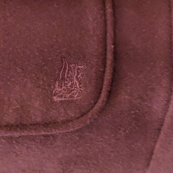 Hunt Kids new classic Purple wool blend rabbit fur detachable Hooded Coat sz 100 - Picture 4 of 16